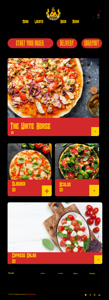 pizza mobile wireframe 2